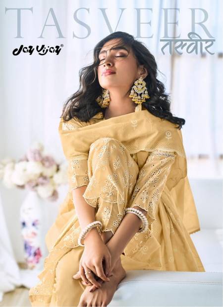 Tasveer By Jay Vijay Embroidery Khadi Cotton Salwar Suits Wholesale Clothing Suppliers In India